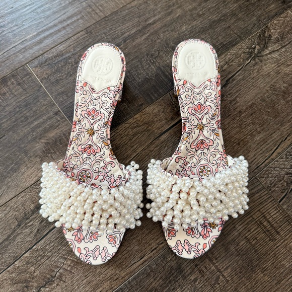 Tory Burch Shoes - Tory Burch Tatiana Pearl Slides 8
